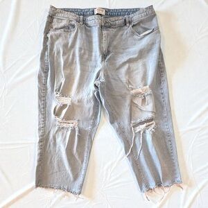 Lane Bryant Signature Fit Jeans Sz 20 Mid Rise Boyfriend Flex Magic Waistband